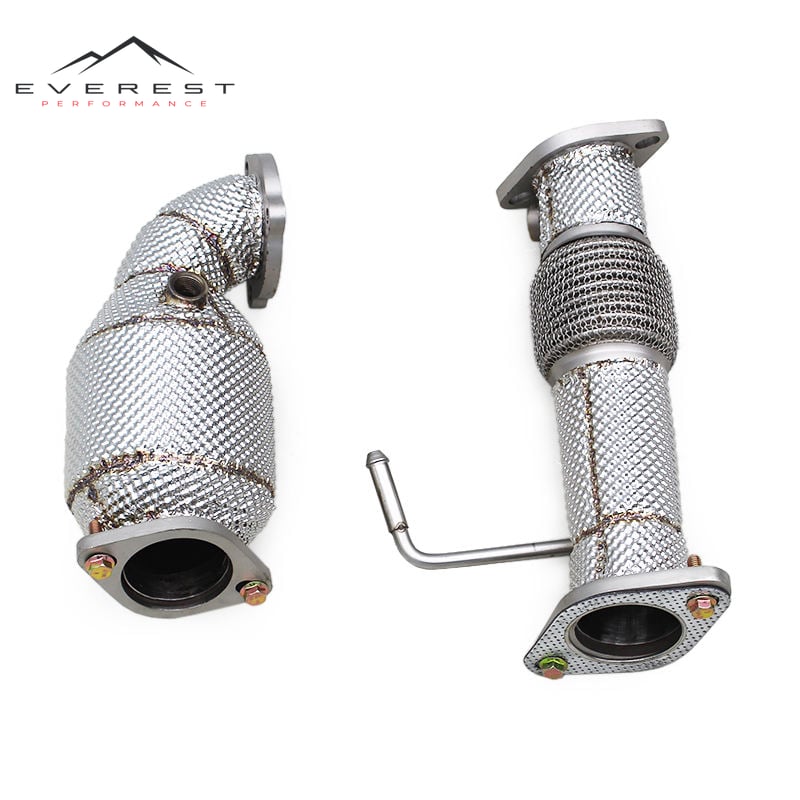 Race Free Flow Downpipe for Hyundai Veloster 1.6/1.6T 2012-2019 Car Performance Turbo Straight Exhaust Pipe