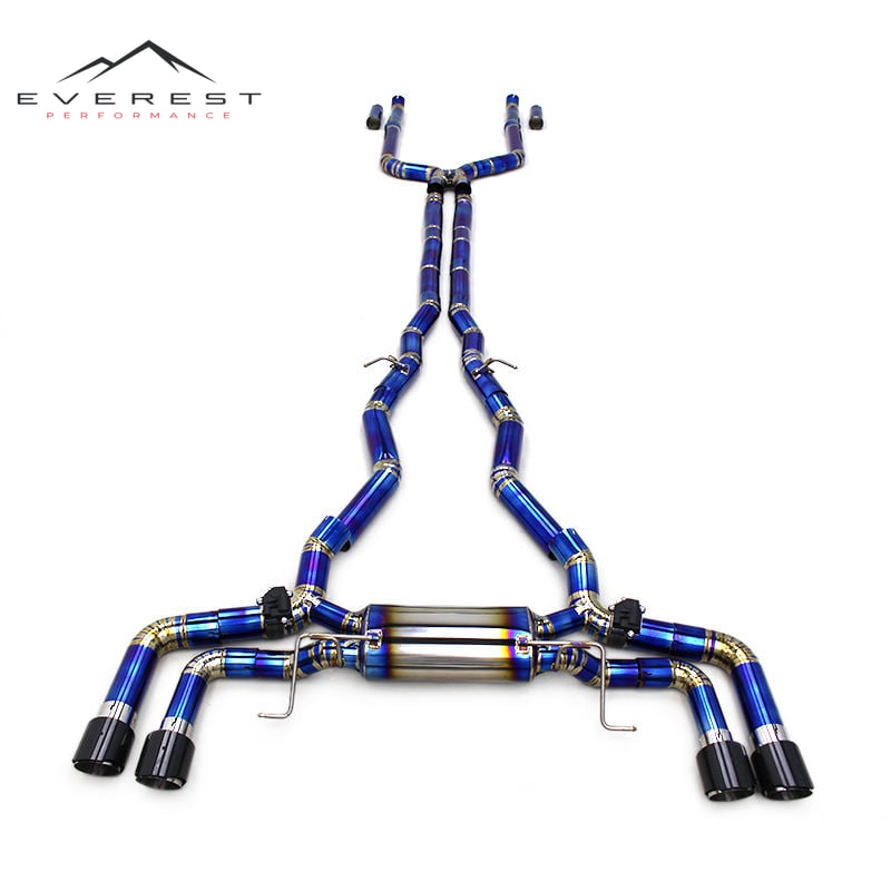 Titanium Exhaust Pipe System for BMW M850/M850i G14/G15/G16 Alpina B8 4.4TT 2020-2023 Valvetronic Independent Controller