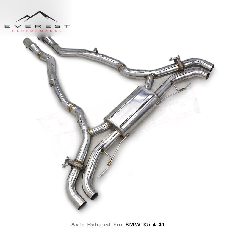Racing Valve Rear Muffler for BMW X5 G05 4.4T 2019-2023 Exhaust Silencer Stainless Steel 1.5mm Exhaust Pipe Axle Back System