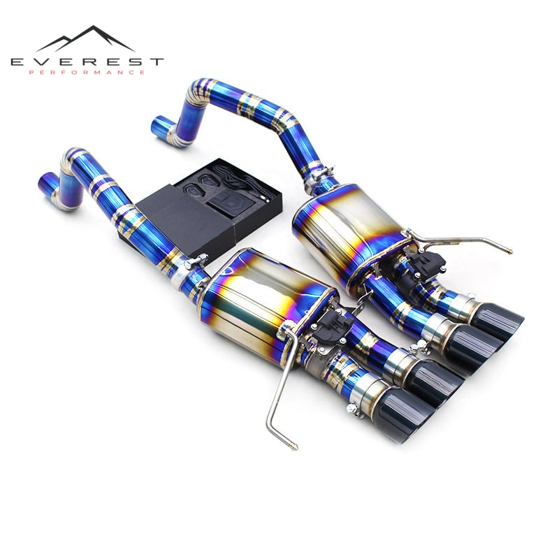 Race Valvetronic Catback for Chevrolet Corvette C7 6.2L 2014-2019 Titanium Muffler Exhaust Pipe System With Remote Controller