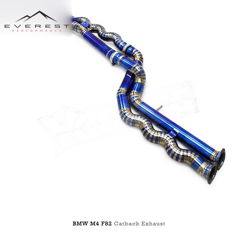 Racing Valvetronic Exhaust Pipes for BMW M3/M4 F80/F82 3.0T 2015-2019 Titanium Equal Length Catback Exhaust System Muffler