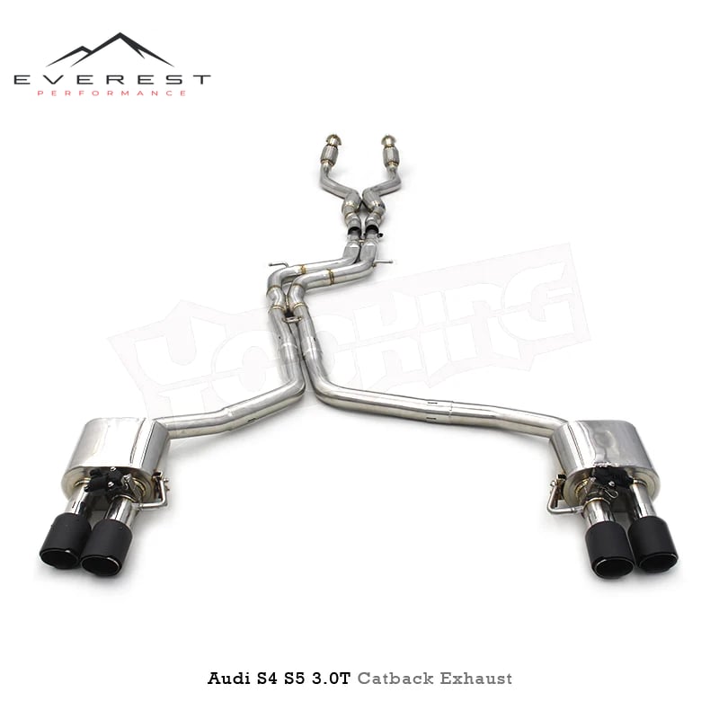 SUS304 High Quality Valvetronic Exhaust System for Audi S4/S5 B8.5 3.0T 2013-2023 Muffle with Dynamic Sound Control
