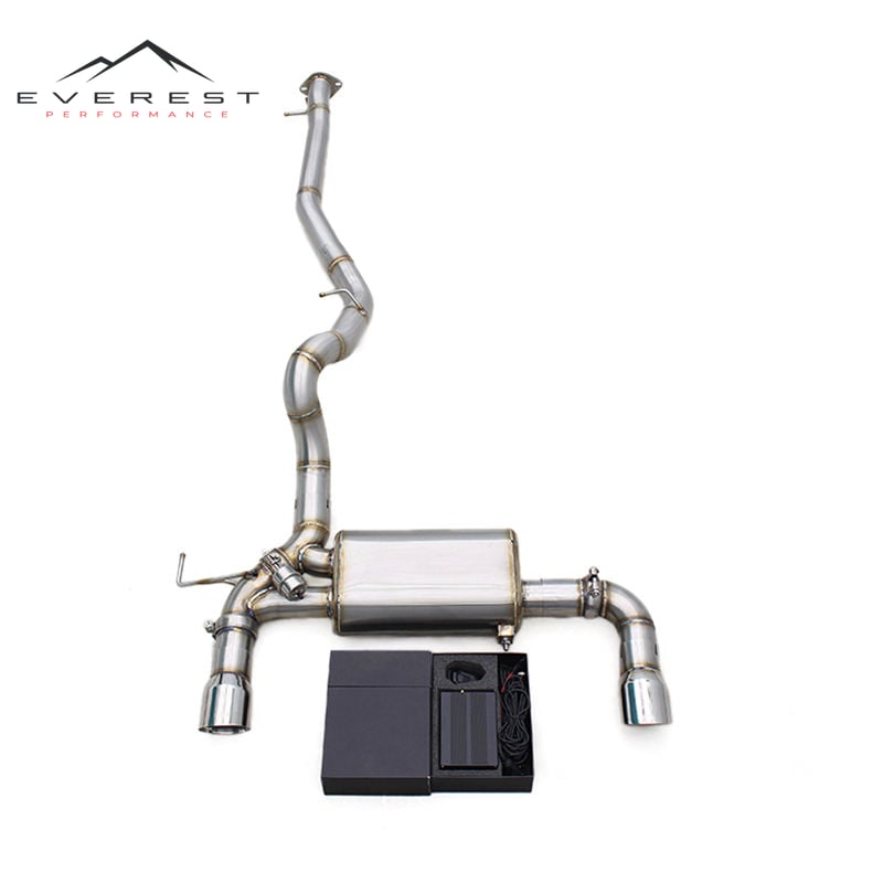 Custom Exhaust System for Ford Bronco L4 2.3T/2.7L 2024-2025 Stainless Steel 1.5MM Exhaust Pipe Muffler with Valve Control Kit