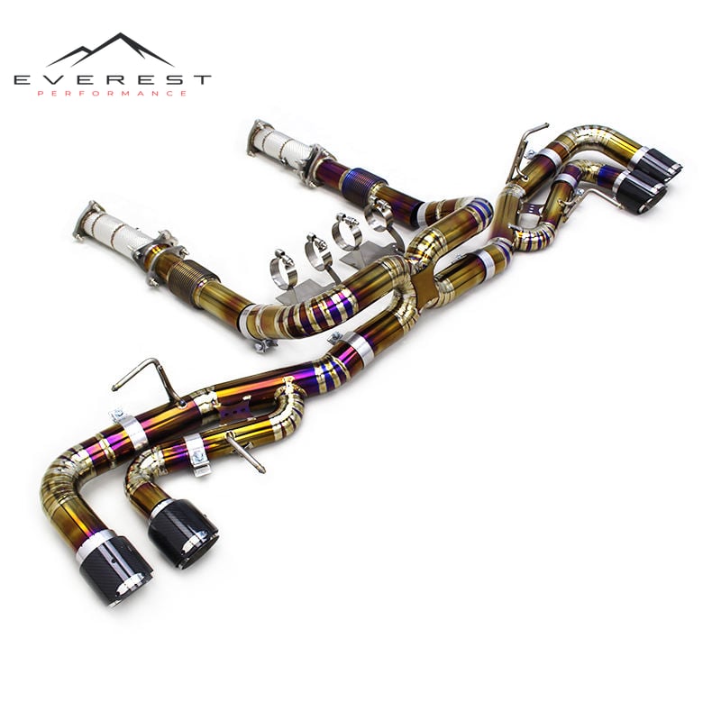 Custom Catback Exhaust for Chevrolet Corvette C8 6.2L 2019-2025 Performance Racing Car Titanium Muffler Exhaust System