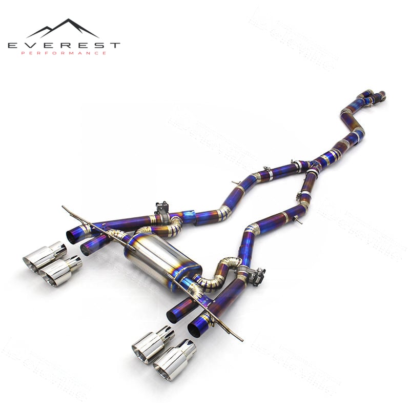 Catback Exhaust System for BMW M3/M4 G80/G82/G8X 3.0T 2021-2023 Titanium Pipes Muffler Valvetronic With Bracket