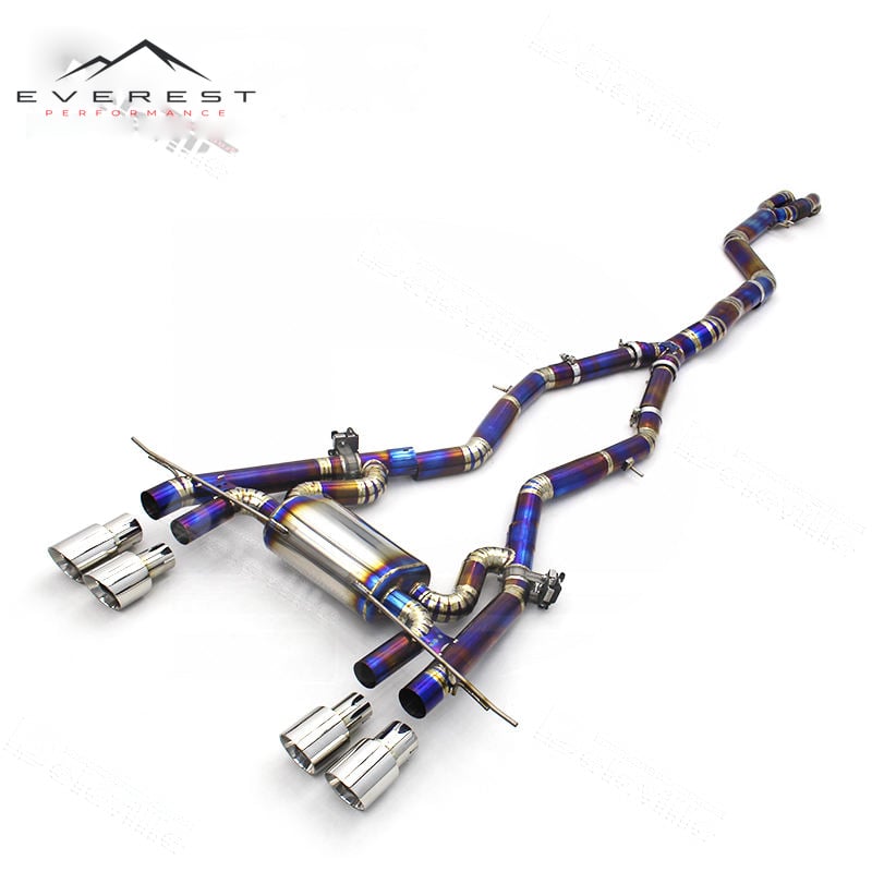Catback Exhaust System for BMW M3/M4 G80/G82/G8X 3.0T 2021-2023 Titanium Pipes Muffler Valvetronic With Bracket