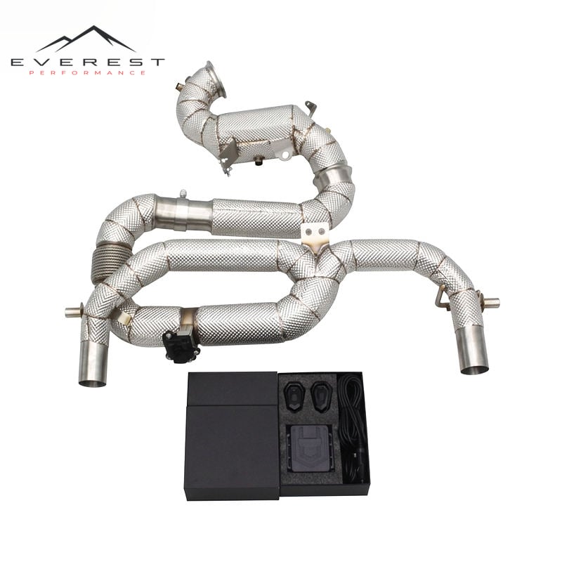 Stainless Steel Exhaust Catback Downpipe for Lotus EMIRA 2.0T 2021-2025 Heat Insulation Exhaust Muffler With Valve System