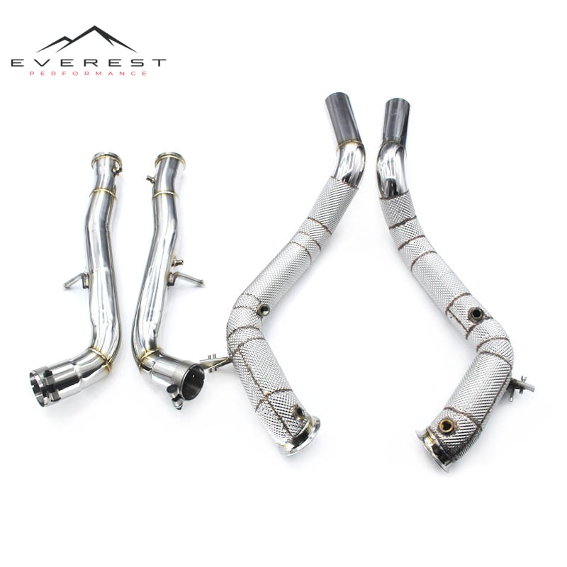 Catted Downpipe for Benz G500 G550 W463 4.0T 2013-2018 Stainless Steel Exhaust Downpipe Car Exhaust System