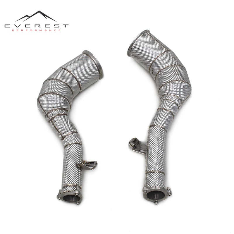 Performance Downpipe for Audi S6/S7 C8 2.9T 2019-2023 Auto Engine Parts Free Flow Down Pipe