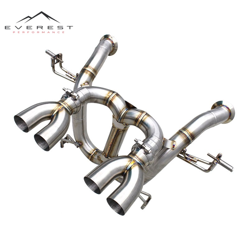 Stainless Steel Exhaust Pipes for Lamborghini Revuelto V12 6.5 2024- Catback Exhaust Pipe with Valved Exhaust System