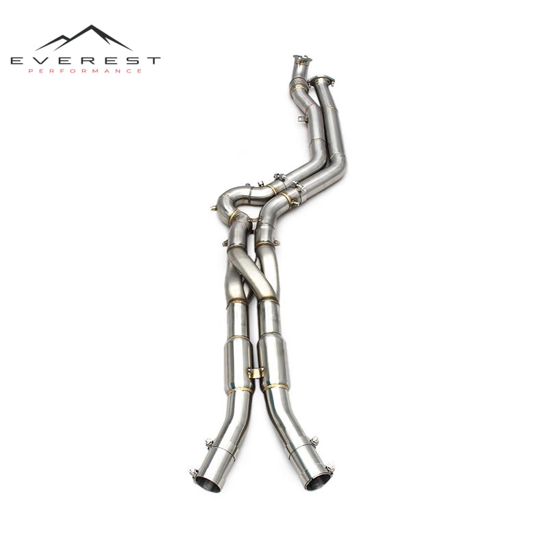 T304 Equal Length Mid Pipe for BMW M2/M3/M4 G80/G82/G87/G8X 3.0T 2021-2024 Exhaust Pipes with Z Pipe With Resonator
