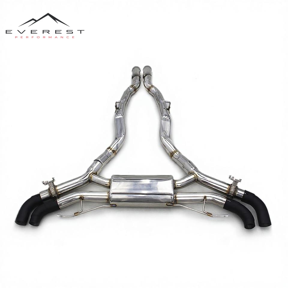 Valve Catback Exhaust Pipes for BMW X5 G05 4.4T Stainless Steel Muffler Resonator Modified Sounds
