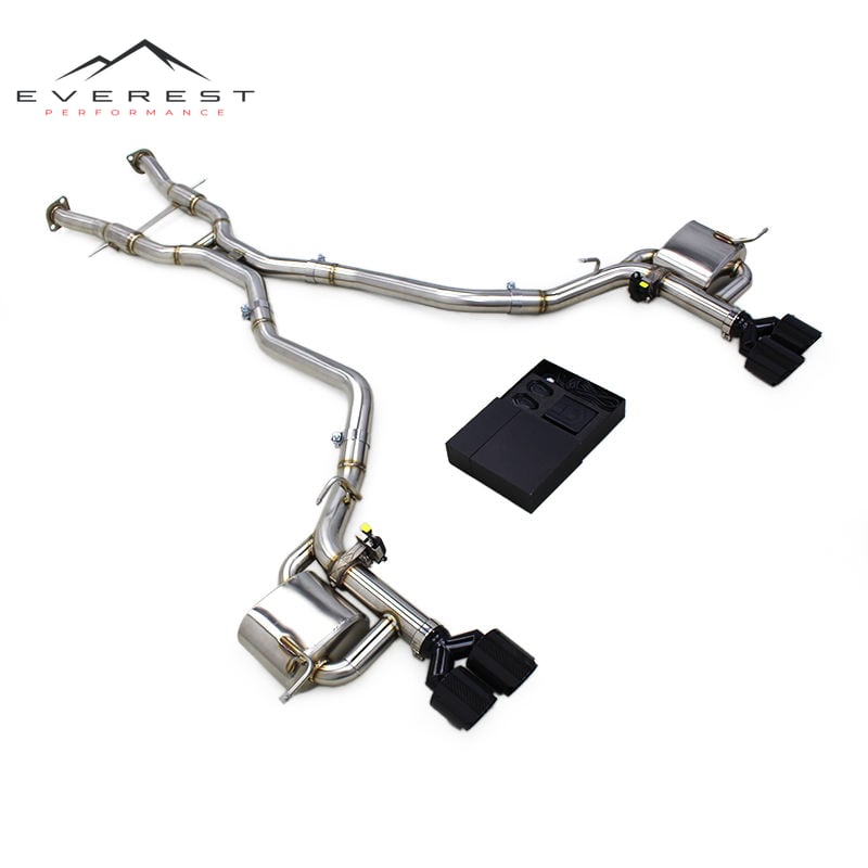 Racing Valvetronic Exhaust Catback System for JEEP Grand Cherokee 2011-2020 Stainless Steel Exhaust Pipe Muffler With Carbon Tip
