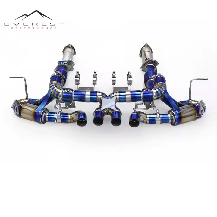 Valves Titanium Exhaust Pipes for Chevrolet Corvette C8 Z06 2019-2025 Racing Car Catback Muffler Direct Downpipe