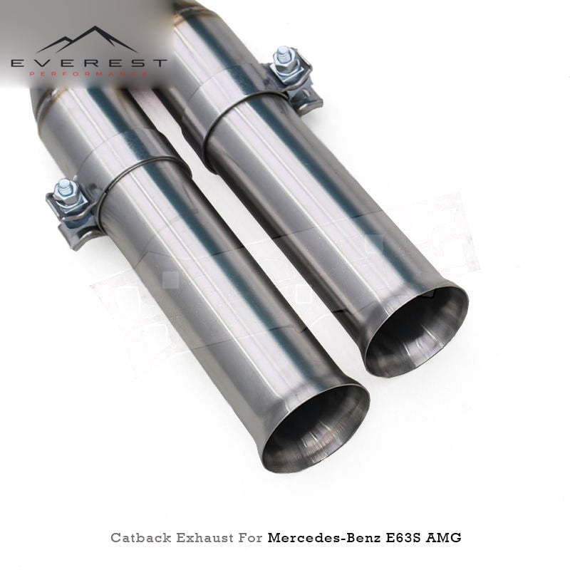 Custom Cat-back Muffler for Mercedes-Benz E63/E63S AMG W212 2008-2013 SUS304 Valvetronic Exhaust System Dynamic Sound Control