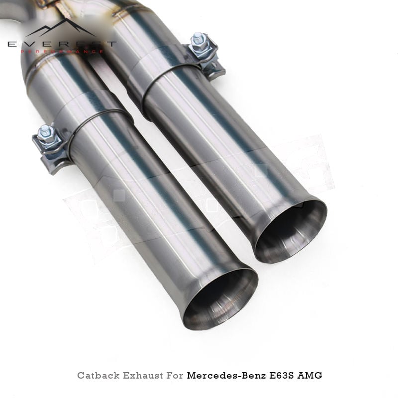 Custom Cat-back Muffler for Mercedes-Benz E63/E63S AMG W212 2008-2013 SUS304 Valvetronic Exhaust System Dynamic Sound Control