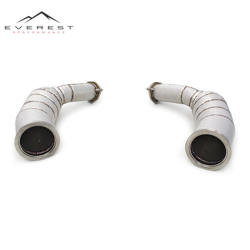 Exhaust Pipe System Catted Downpipe for Audi RS6/RS7 C8 2.9T 2019-2024 Stainless Steel Pipe Header With Catalyst