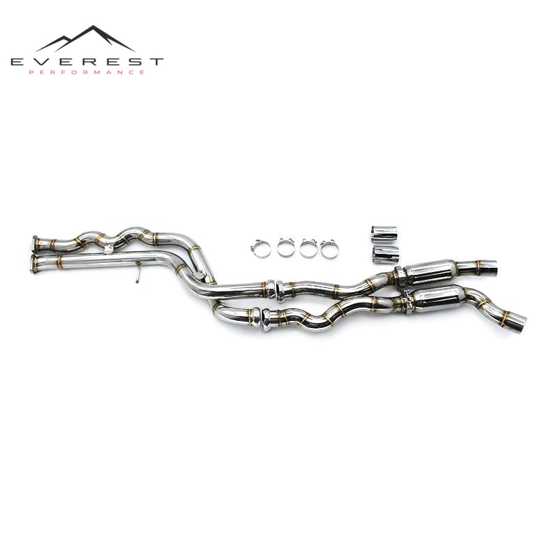 Equal Length Mid Pipe Stainless Steel Pipe Turbocharger Exhaust Manifold for BMW M3/M4 F80 F82 F83 S55 3.0T2014-2019