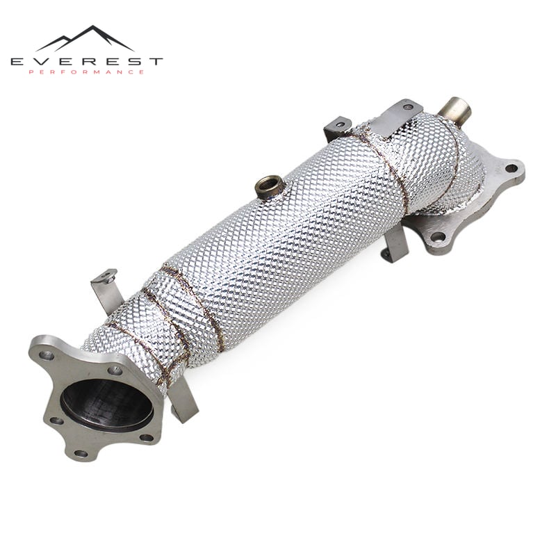 Auto Straight Downpipe for Honda CIVIC Type R/Type-R FK8/FL5 2.0T 2015-2023 Exhaust Heat Shield Free Flow Down Pipe