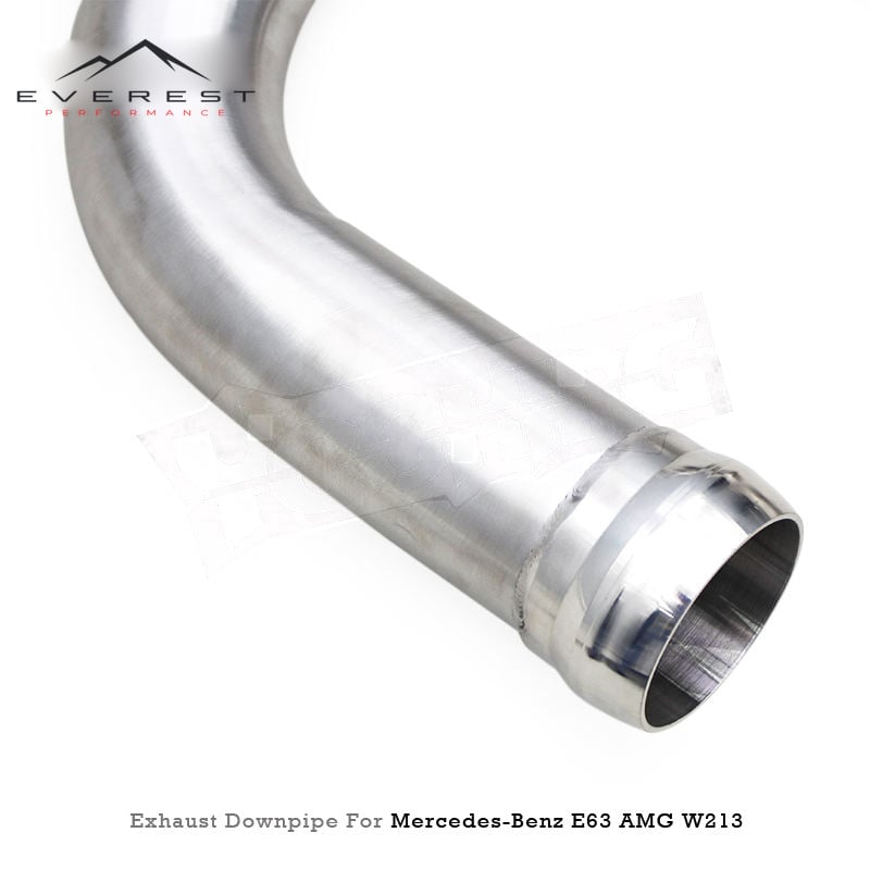 Sport Car SUS304 Exhaust Downpipe for Mercedes E63 E63S AMG W213 4.0TT 2016-2023 Free Flow Downpipe With Insulation