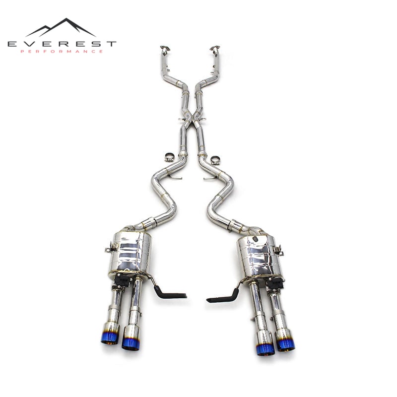 Auto Performance Catback Exhaust System for BMW M3 E92 4.0L 2008-2013 Mid Single X Pipe Stainless Steel Exhaust Pipe Muffler