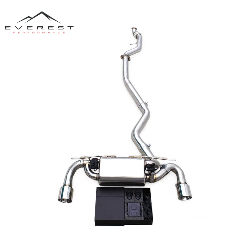 Stainless Steel Catback Exhaust for BMW M135/M135i N55 3.0T 2013-2016 Valved Muffler System Exhaust Pipe