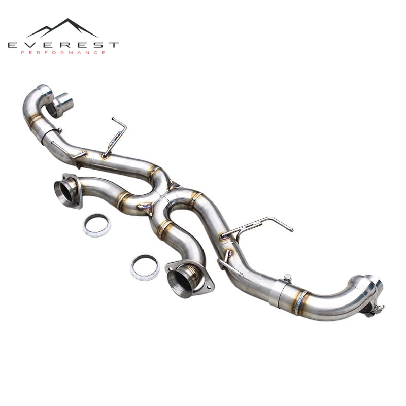 Stainless Steel Pipe Muffler Axle Exhaust for Aston Martin DB11 V12 5.2L