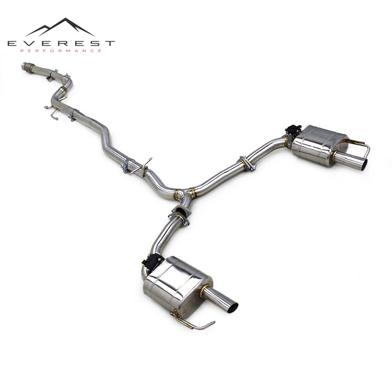 Exhaust Pipe System for Mercedes-Benz C200/C250/C300 W205 2015-2023 Escape Stainless Steel Catback Exhaust Pipes Muffler