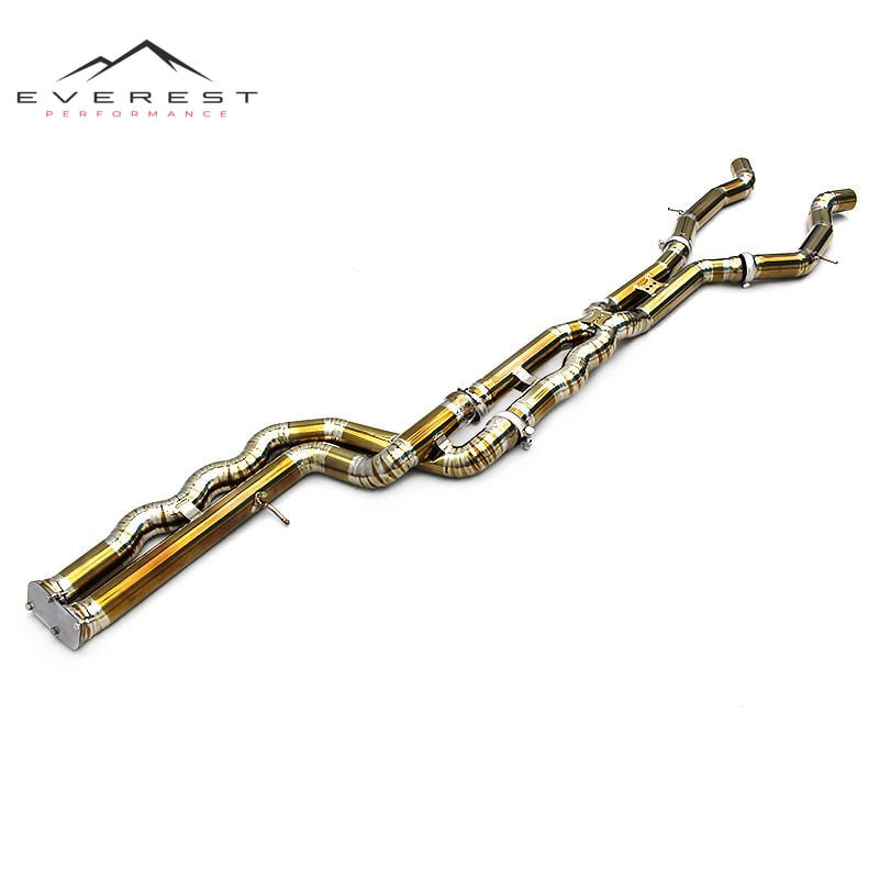 Custom 2.75"/2.5"inch Titanium Middle Pipe for BMW M3 M4 F80 F82 3.0T 2015-2019 Racing Exhaust Equal Length Mid Pipe