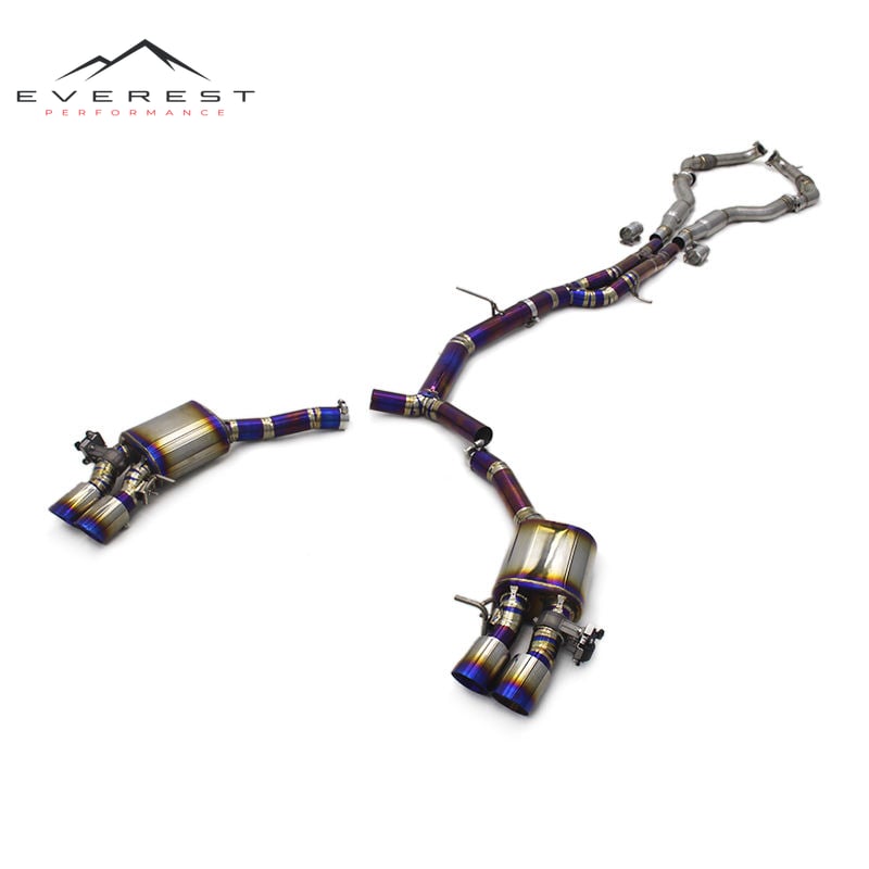 Exhaust System for Audi S4/S5 B9 3.0T 2019-2023 Racing Escape Titanium Alloy Catback Exhaust Valve Control Muffler Pipes