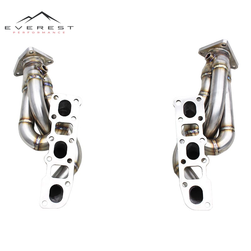Free Flow Manifold for Infiniti Q50S/Q60S 3.7L 2014-2018 Stainless Steel Brush Finish Header
