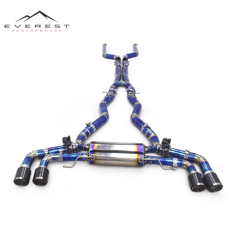 Custom Valvetronic Catback Exhaust for BMW M8 F91/F92/F93 4.4T 2019-2023 Four-door Saloon Titanium Pipes Muffler Exhaust System