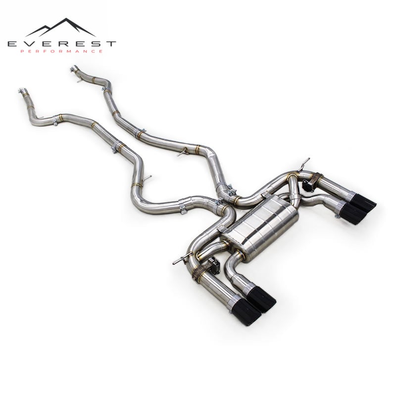 Race Performance Valvetronic Catback for BMW X5M/X6M F85/F86 4.4TT 2015-2019 Stainless Steel Exhaust Pipe Muffler