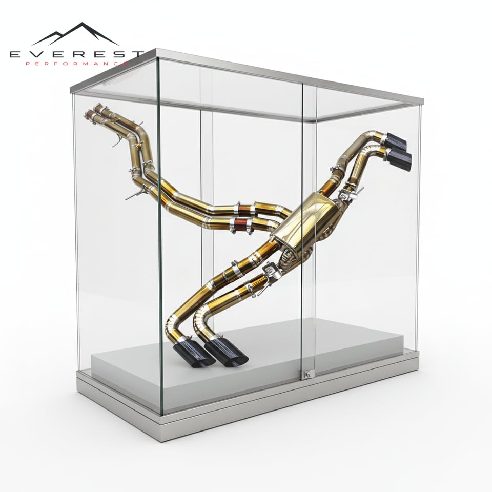 Custom Gold Titanium Pipes Catback Muffler for Lamborghini URUS 4.0 2018-2023 Performance Car Original Valve Exhaust System