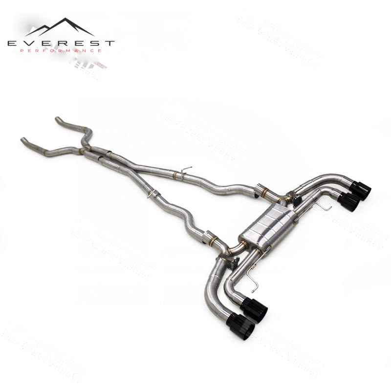 Stainless Steel Catback for BMW M550 M550i G30 N63 4.4TT 2017-2022 Valvetronic Muffler Modified Exhaust System