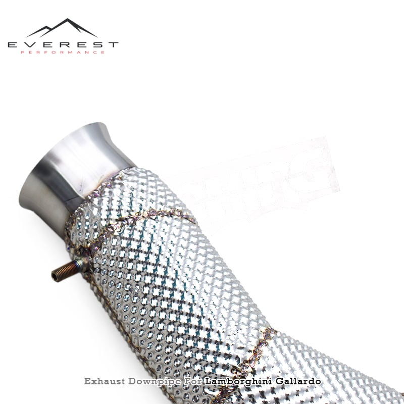 Racing High Flow Downpipes for Lamborghini Gallardo 5.0L 2004-2007 High Performance Exhaust System Stainless Steel Exhaust Pipes
