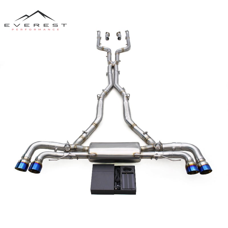 Custom Stock Valve Catback Exhaust for BMW X7 M60i LCI 4.4TT 2023-2024 Sport Car SUS304 X Mid Pipe Muffler Exhaust System