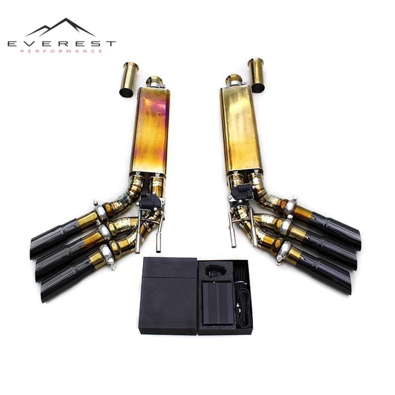Custom Catback Muffler for Mercedes-Benz G63 AMG W464 4.0T 2019-2024 Sport Car Gold Titanium Pipes Valvetronic Exhaust System
