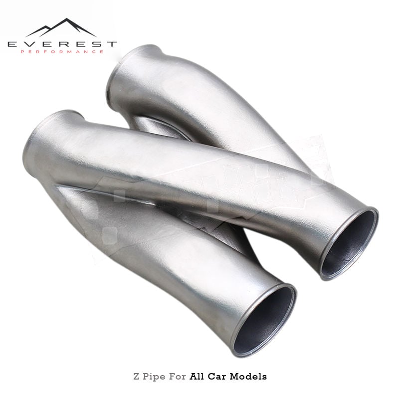 Z Pipe Exhaust System for All Car Models SUS304 with Matte Surface Performance Part