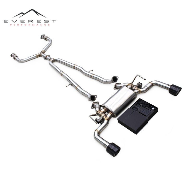 Exhaust System for Infiniti Q50S 3.7L 2014-2018 Stainless Steel Catback Muffler Valvetronic Rebound System