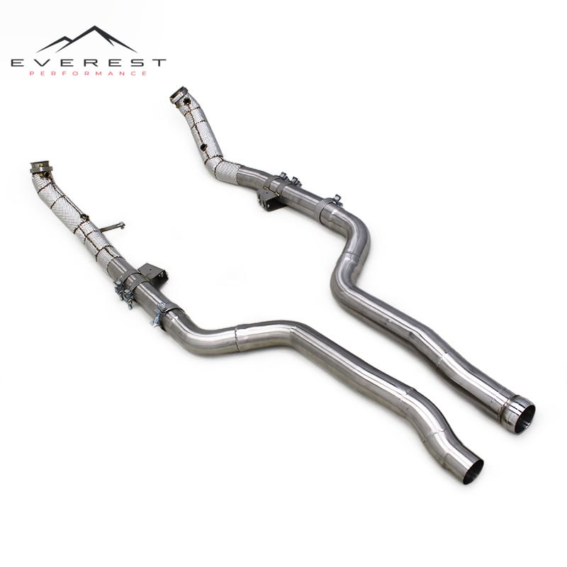 Exhaust Downpipe for Mercedes-Benz CLS550 4.7 2012-2016 Stainless Steel Exhaust Pipes Car Exhaust System