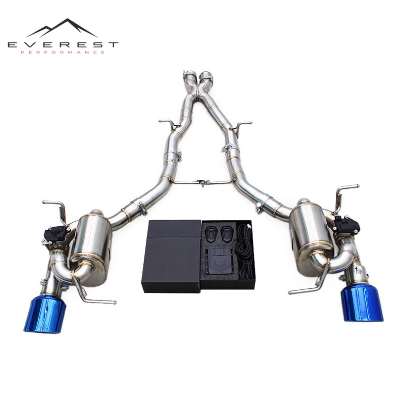 Race High Performance Catback for Mercedes-Benz SLK280/SLK300/SLK350 R171 3.0L/3.5L 2004-2011 Enhanced X-pipe Sound Muffler