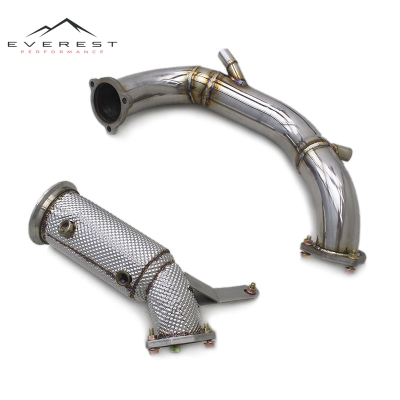 Downpipe Stainless Steel Pipes for Porsche Macan 2.0T 2021-2023 Exhaust Straight Front Tube With OPF