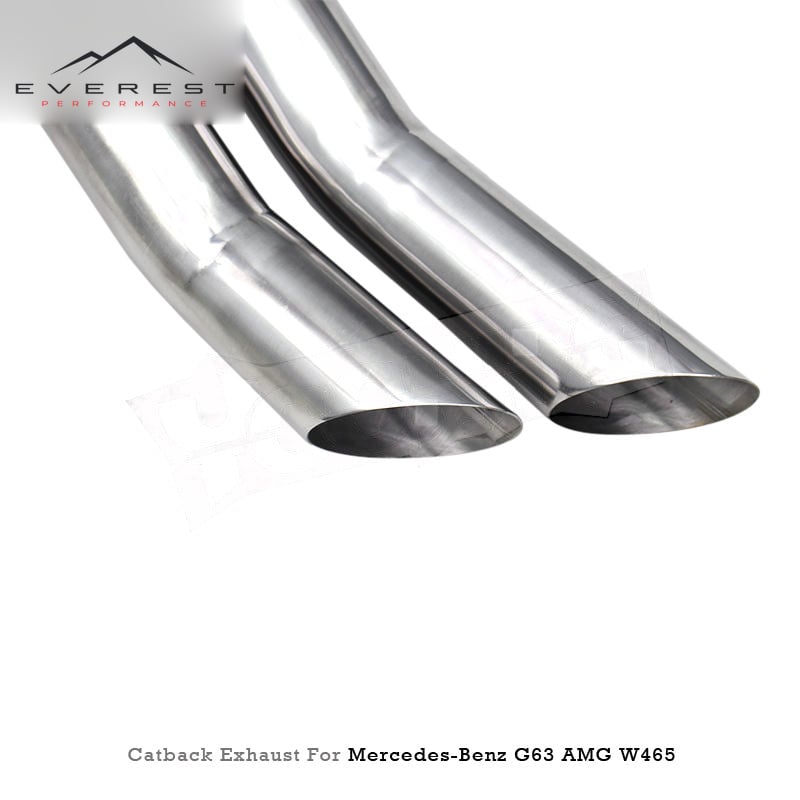 Stainless Steel Catback Exhaust Pipe for Mercedes-Benz G63 AMG W465 2025+ Racing Car Exhaust Muffler with Valve System
