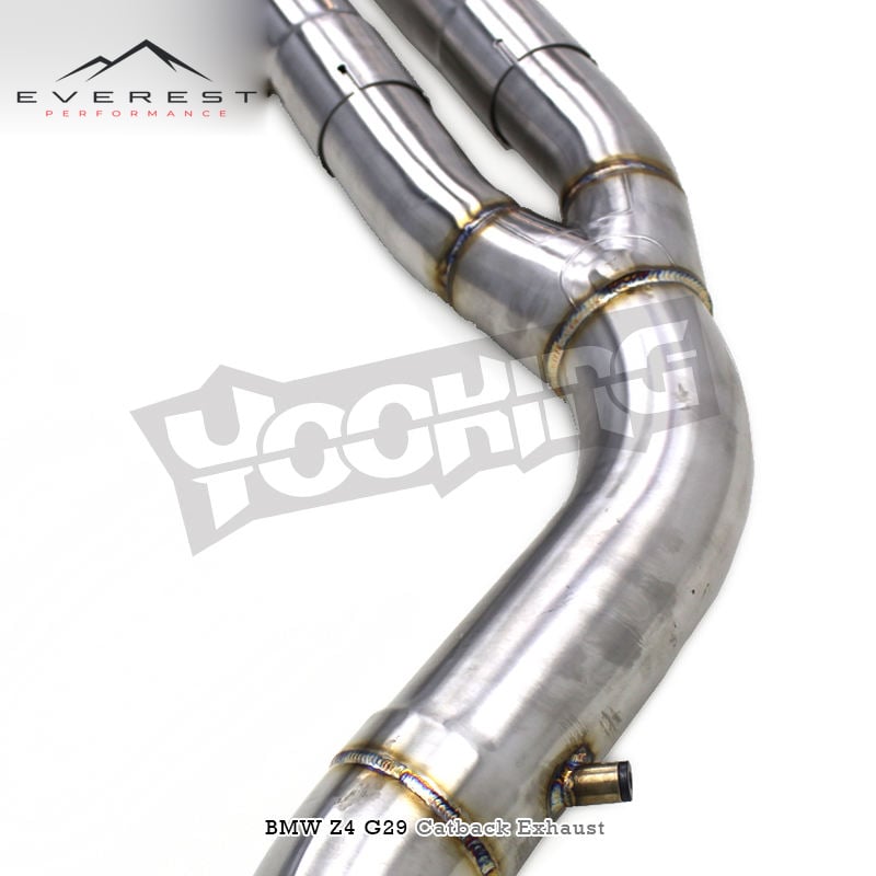 SS304L Exhaust Pipe System for BMW Z4 G29 3.0T 2019-2024 Escape Valvetronic Muffler Catback Exhaust Pipes