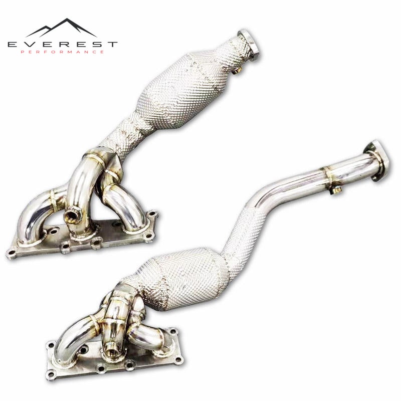 High Performance 304 Stainless Steel Exhaust Pipes Manifold for BMW 520/523/530 E60 2.5/3.0 2003-2010