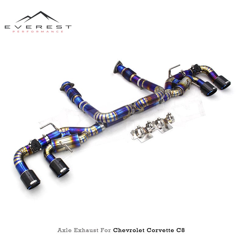 Titanium Exhaust Pipe for Chevrolet Corvette C8 2019-2023 Muffler Exhaust Catback Car Exhaust System