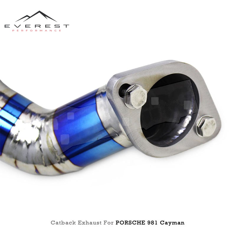 Titanium Exhaust Pipe System for Ferrari 296 GTB V6 3.0T 2021-2024 Free Flow Straight Through Axle Back Sport Aftermarket