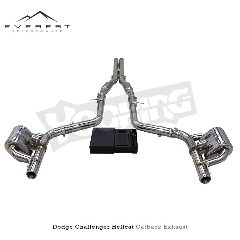 Valved Exhaust System for Dodge Challenger Hellcat Widbody SRT 6.2T (2016-2022 )Tuning SUS304 Pipe Muffler