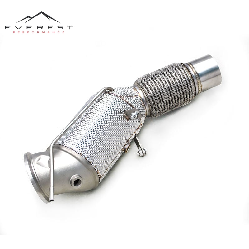 Custom Straight Through Header Downpipe Pips for BMW 325i/330i G20/G28 B48/2.0T/B58/3.0T 2020-2024 SUS304 Exhaust Free System